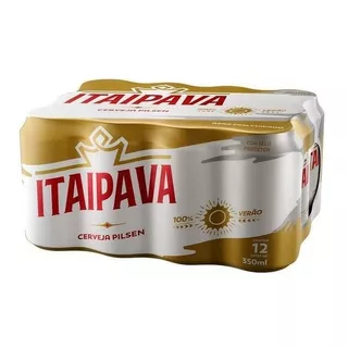 Cerveja Itaipava Pilsen Lata 350ml 12 U