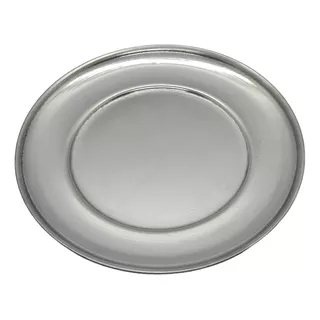 Plato Playo 22 Cm Acero Inox X 6 Camping Pesca Comedor