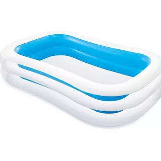 Piscina Inflable De 262x175x56 Intex 3d Para Niños Y Adultos