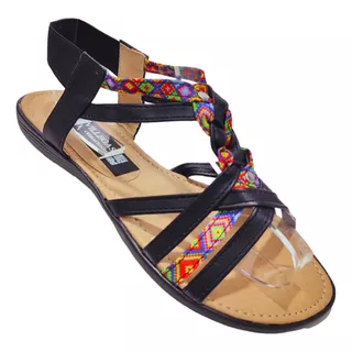 Sandalia Huarache Trenza Colores Combinable Juvenil Resorte