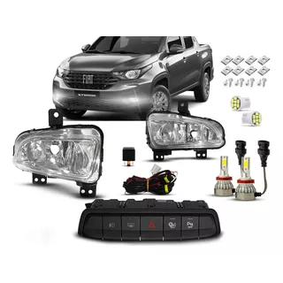 Kit Farol Neblina Strada Freedom 4 Porta 2023 Bt Origina Led