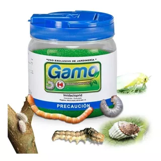 Gamo 1 % Tridente 1 Kg Imidacloprid Insecticida Jardin Mosquita Blanca Gallina Ciega Gusano Barrenador Escama Algodonosa