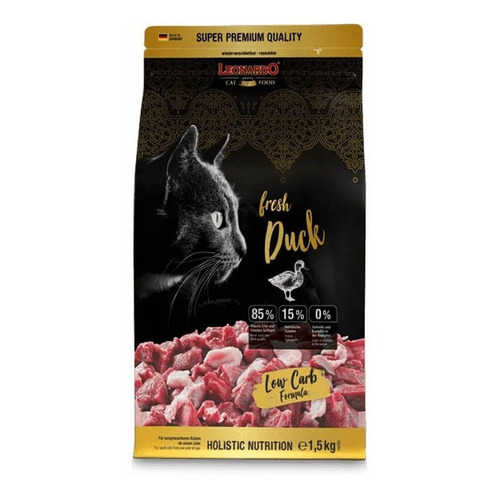 Leonardo Fresh Pato Alimento Para Gatos 1,5 Kg