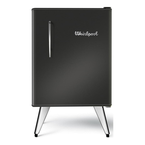 Heladera A Gas Minibar Whirlpool Retro Wra09 Negra 76l 220v Color Negro