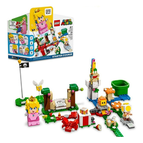 Kit De Construcción Lego Super Mario Aventuras Con Peach Cantidad de piezas 354