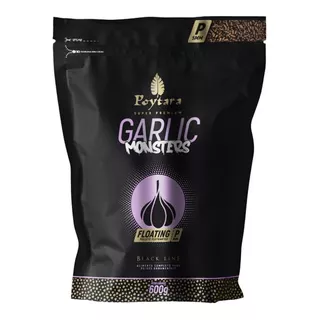 Poytara Ração Monsters Garlic Floating P 600g 5mm P Peixes