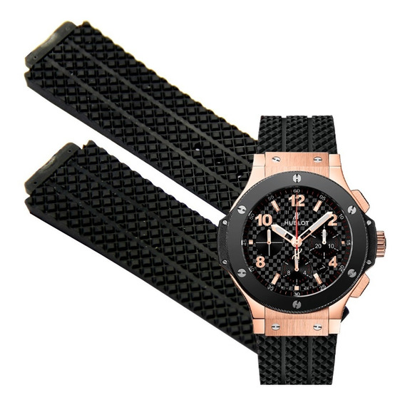 Extensible Correa 25mm Para Hublot Big Bang Gold Ceramic Ng