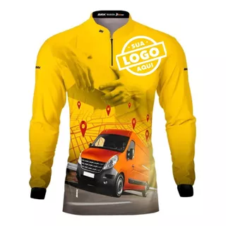 Kit 20 Camisas Personalizadas Estampada Motorista De Van