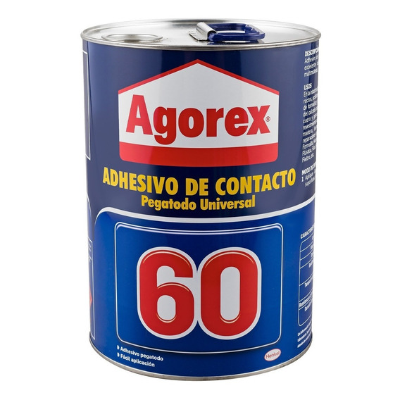 Pegamento Adhesivo De Contacto Multiuso Agorex-60 1 Galon