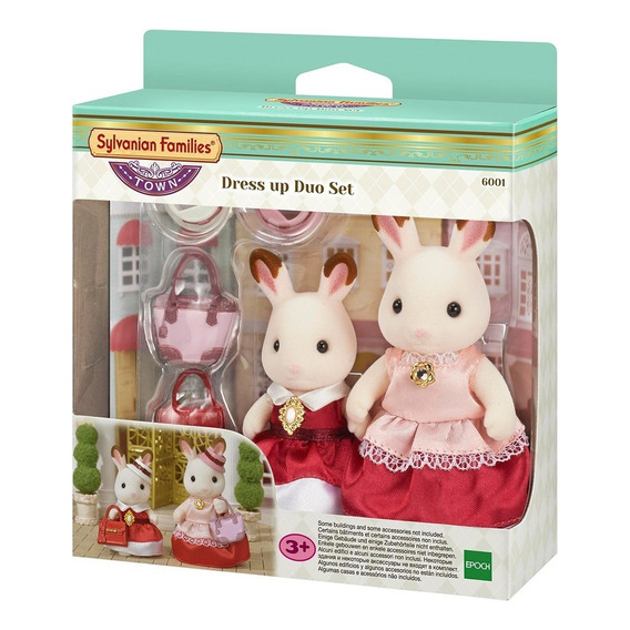 Sylvanian Families - Mame E Hija Coneja C/ Vestido - 6001sy