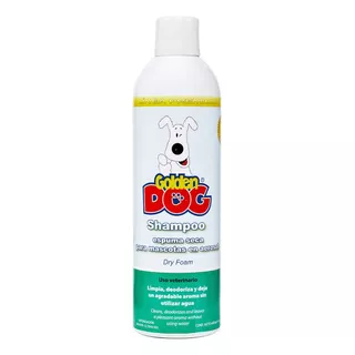 Espuma Para Baño En Seco 400 Ml Shampoo Perros Y Gatos Fragancia Natural Tono De Pelaje Recomendado Para Cualquier Pelaje