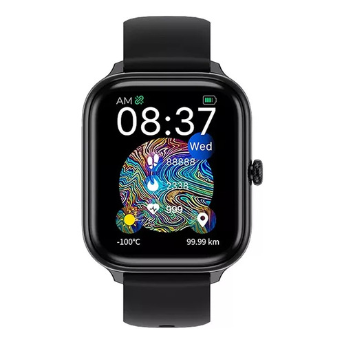 Smartwatch Reloj Inteligente Imiki St1 Llamadas Oximetro Color de la malla Negro Color del bisel Negro