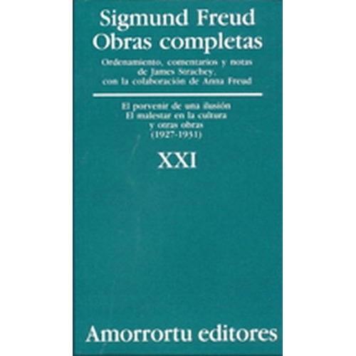 Obras Completas Xxi - Sigmund Freud