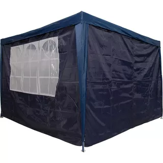 Conjunto Parede Para Gazebo Oxford Azul 3m X 3m Mor