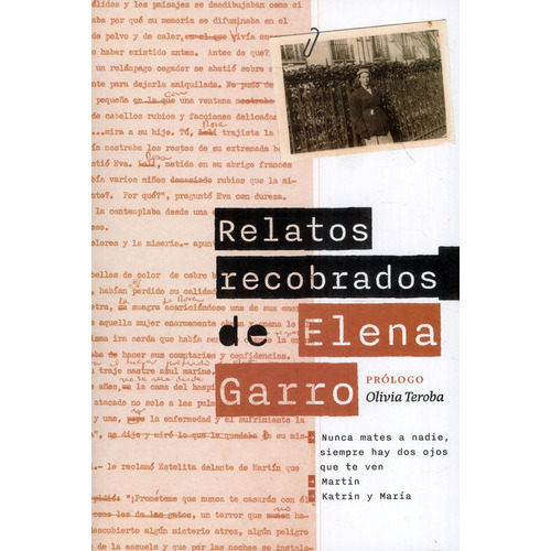 Relatos Recobrados De Elena Garro, De Elena Garro. Editorial Benemérita Universidad Autonoma De Puebla, Tapa Blanda, Edición 2023 En Español