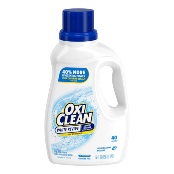 Quitamanchas Liquido Oxiclean White Revive Ropa Blanca 1.47l