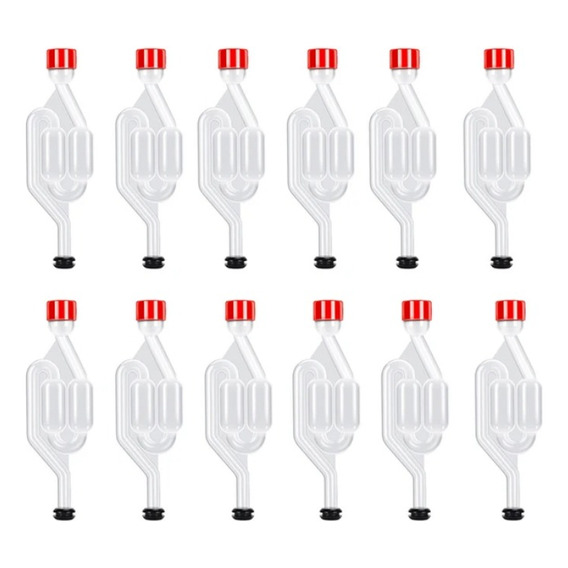 Set 12 Airlock Trampa De Aire Fermentación Cerveza Vino.