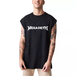 Musculosa Megadeth Oversize Aesthetic Rock Punk Thrash Metal