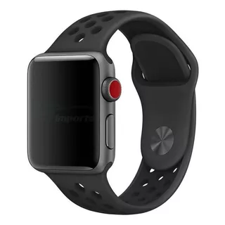 Pulseira Sport Compativel Com Apple Watch Ultra 49mm - Preto