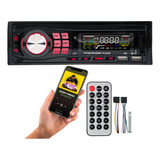 Stereo Para Auto Libercam Stereo Rste-03 Fijo Bluetooth Display Lcd Mp3 Usb Radio Fm Sd Retroiluminado