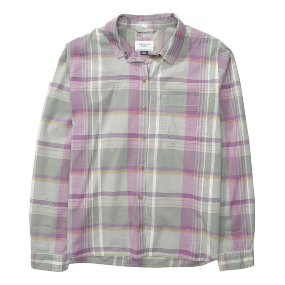 Camisa American Eagle Con Ajuste De Botones Para Mujer