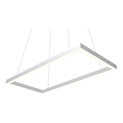 Lampara Colgante Quadra Led Rectangular 60x30cm 34w 