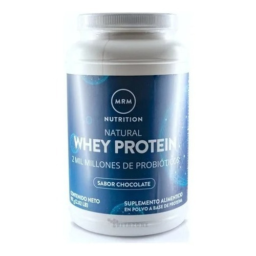 Natural Whey Protein 2 Lbs Chocolate Probióticos Mrm