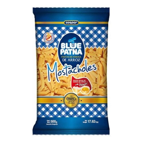 Mostacholes De Harina De Arroz Al Huevo X 500gr - Blue Patna