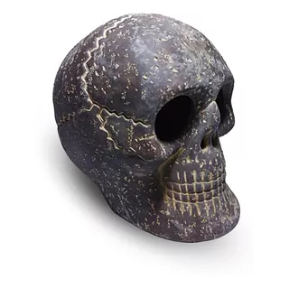 Artesanía Prehispánica Cráneo Elaborado En Barro Artesanal