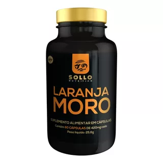 3x Laranja Moro 60 Cápsulas Menos Gordura Abdominal