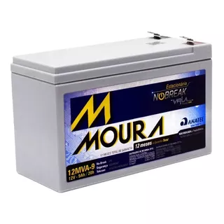 Batería Recargable Sellada 12v 9ah Moura 12mva-9 Ups Alarmas