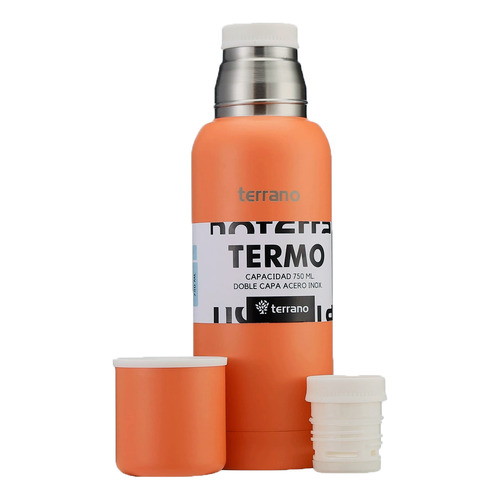 Termo Terrano 750ml Premium Slim Color Terracota