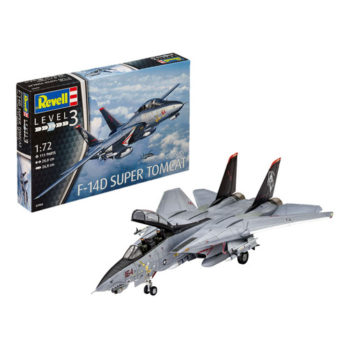 Revell  F-14D Super Tomcat 3960 1:72 avión gris