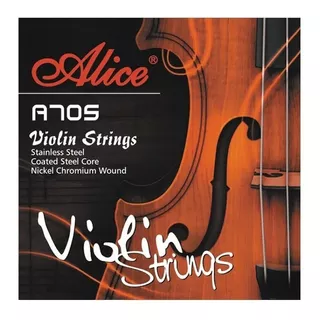 Encordado Alice A705 Violín X2 Unds