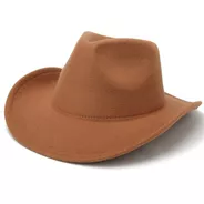 Sombrero Fieltro Paño Cowboy Liso Pharrel Mujer Hombre
