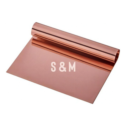 Scrapper Metálico Con Medidas Rose Gold X 15cm. - Pastelar