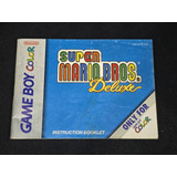 Manual Super Mario Bros Deluxe Gbc Original