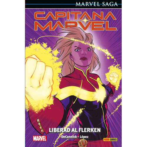 Capitana Marvel 05: Liberad A Flerken, De Lopez, David. Editorial Panini Comics, Tapa Dura En Español