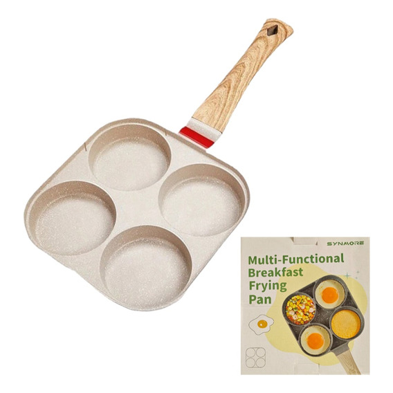 Sarten Antiadherente 4 Puestos Para Huevos Arepas Pancakes