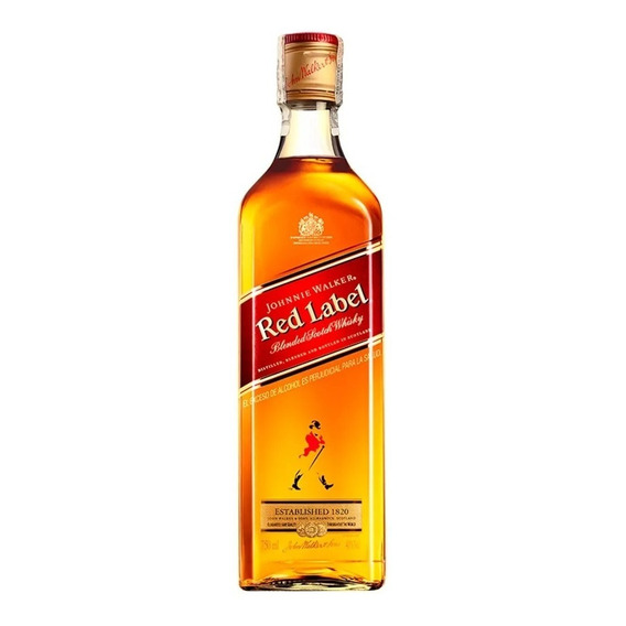 Whisky Johnny Johnnie Walker Red Label X 750ml