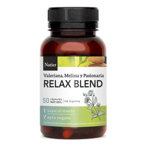 Relax Blend Relajante Natural Natier X50 Cápsulas