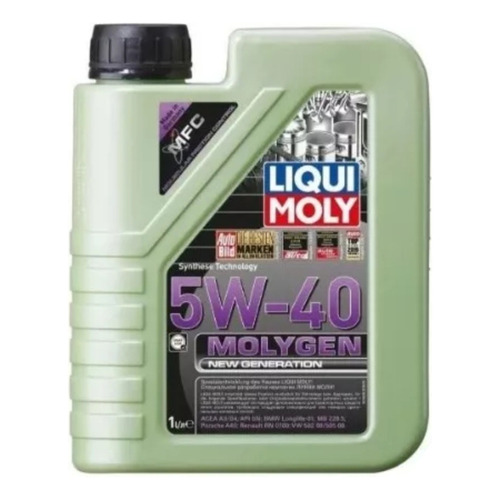 Aceite para motor Liqui Moly sintético 5W-40 para autos, pickups & suv