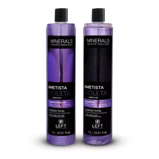 Shampoo + Condicionador Ametista Violeta 2x1l Cabelos Loiros