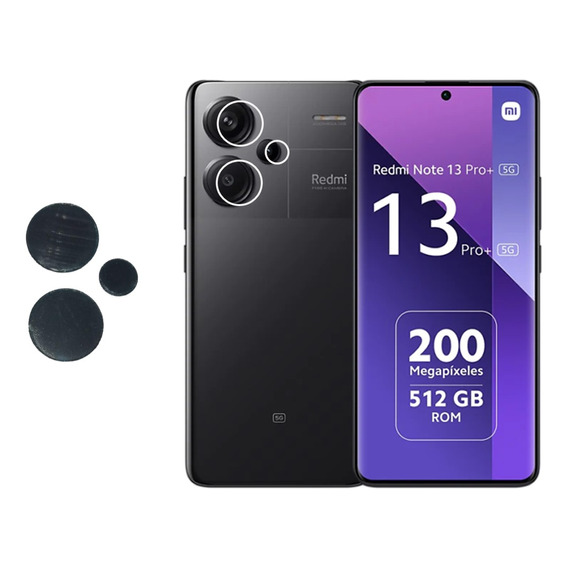 Protector De Cámara 4k Para Xiaomi Redmi Note 13 Pro Plus +