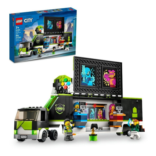 Kit Lego City Camión De Torneo De Videojuegos 60388 344 Pzas