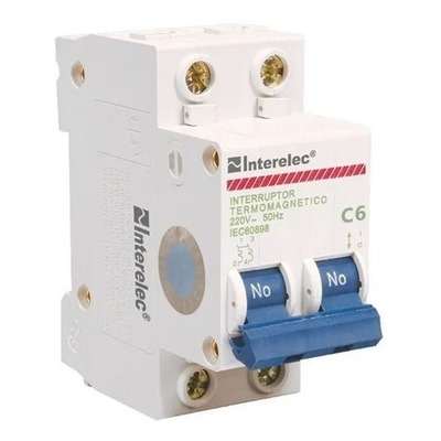 Llave Termica Bipolar 2x6a-10a-16a-20a-25a-32a Luz Desing
