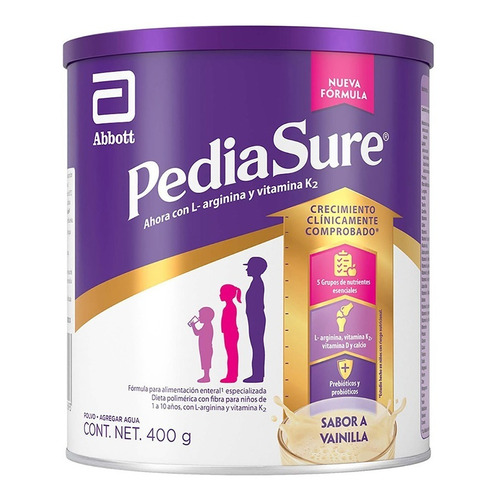 Pediasure Alimentación Especializada Vainilla En Polvo 400g