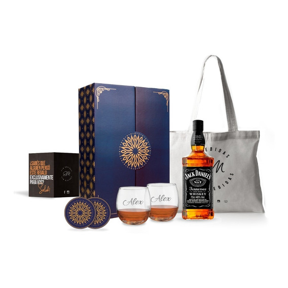 Whisky Jack Daniels 750ml N7 Botella Box Experiencia Regal