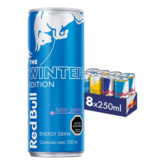 Red Bull Bebida Energética Pack 8 Latas Variedades 250ml