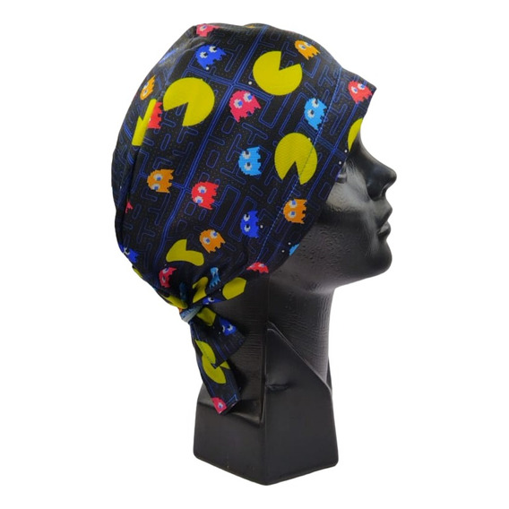 Gorro Quirúrgico Medico Antifluido Pac-man Unisex